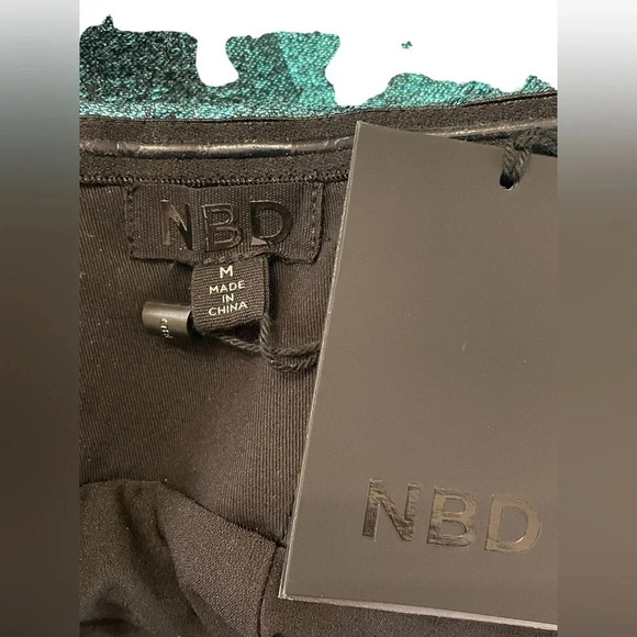 NBD Aphrodite Mini Dress in Aquatic Blue NWT - Picture 4 of 6